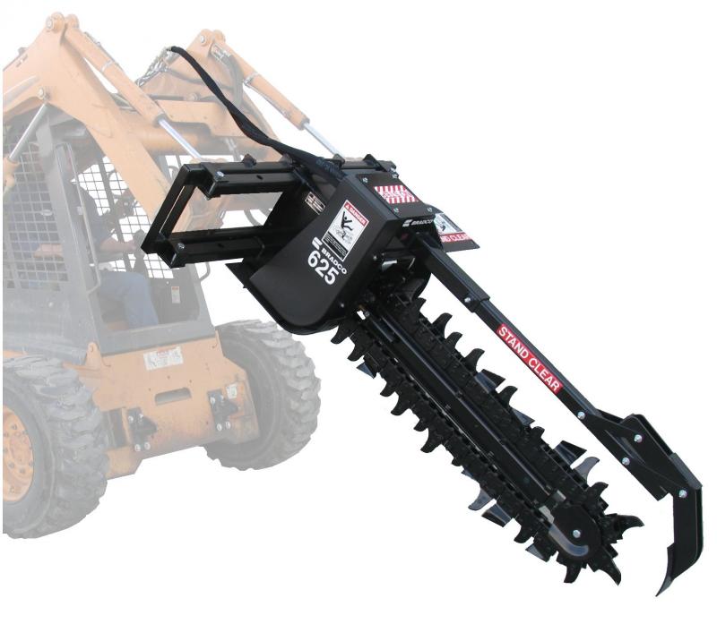 625 Trencher w/ SS mount & hoses - Thumbs